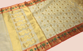 Pure Tissue Handloom Banarasi Saree