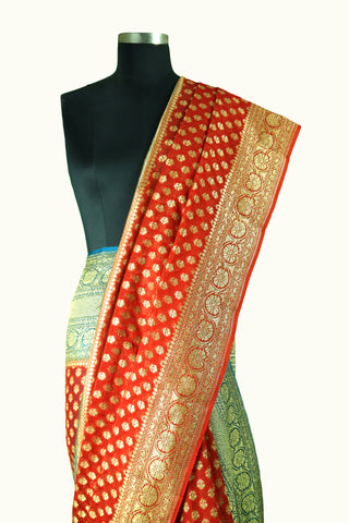 Pure Banarasi Handloom Georgette Saree