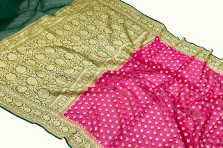 Pure Banarasi Handloom Georgette Saree