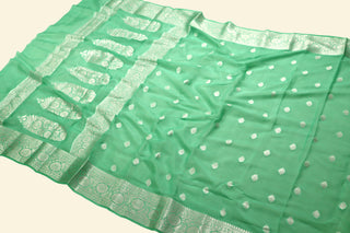 Pure Banarasi Handloom Georgette Saree