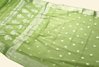 Pure Banarasi Handloom Georgette Saree