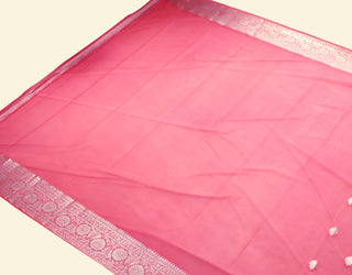 PURE BANARASI HANDLOOM GEORGETTE SAREE