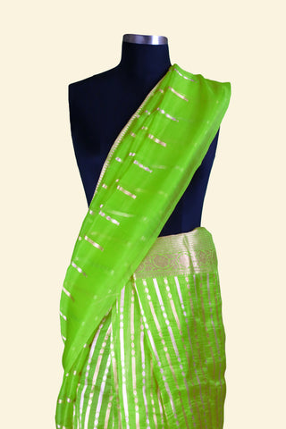 PURE ORGANZA HANDLOOM BANARASI SAREE