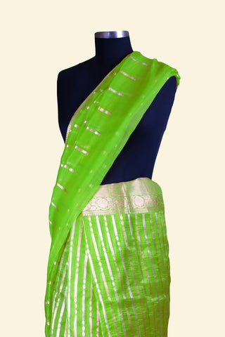 PURE ORGANZA HANDLOOM BANARASI SAREE