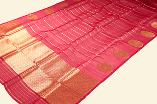 Pure Organza Handloom Banarasi Saree