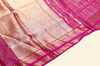 Pure Organza Handloom Banarasi Saree