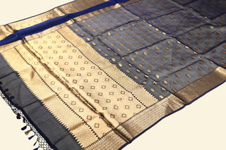 Pure Organza Handloom Banarasi Saree