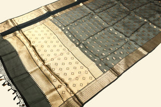 Pure Organza Handloom Banarasi Saree