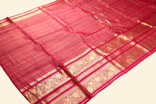 Pure Organza Handloom Banarasi Saree