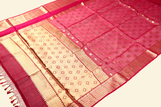 Pure Organza Handloom Banarasi Saree