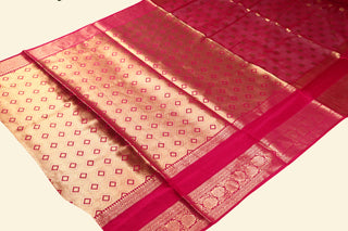 Pure Organza Handloom Banarasi Saree