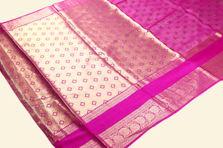 Pure Organza Handloom Banarasi Saree