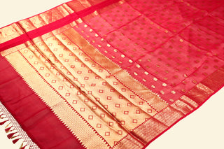 Pure Organza Handloom Banarasi Saree