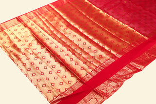 Pure Organza Handloom Banarasi Saree