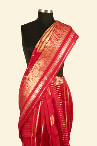 Pure Organza Handloom Banarasi Saree