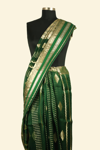 Pure Organza Handloom Banarasi Saree