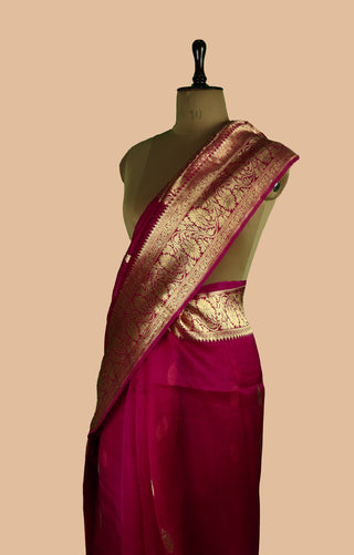 PURE ORGANZA HANDLOOM BANARASI SAREE