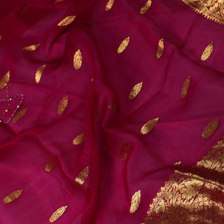 PURE ORGANZA HANDLOOM BANARASI SAREE