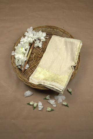 dupatta monga silk border buti pallu crush