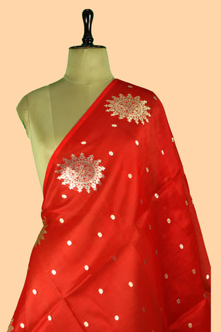 Pure Banarasi Organza Kadua Dupatta