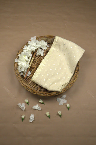 dupatta monga silver & water