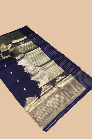 Pure Organza Banarasi Handloom Saree