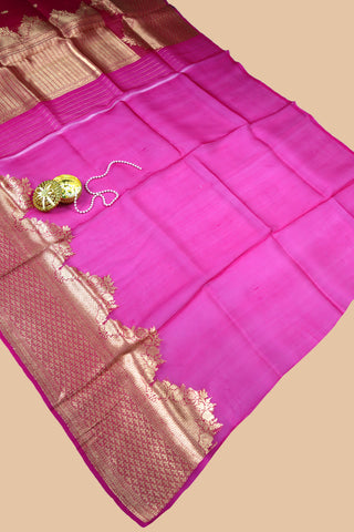 Pure Organza Banarasi Handloom Saree