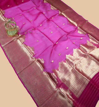 Pure Organza Banarasi Handloom Saree