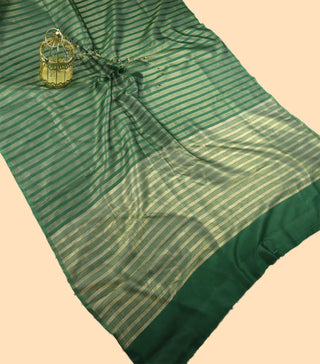 Pure Chanderi Stripe Saree