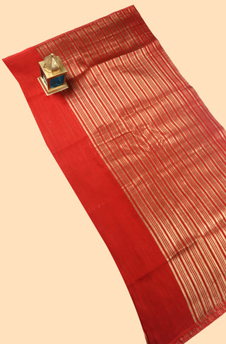 Pure Chanderi Stripe Saree