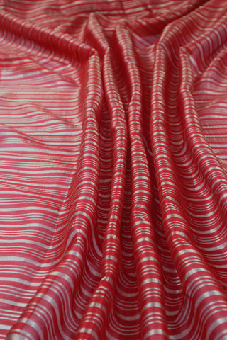 Pure Chanderi Stripe Saree