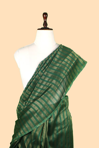 Pure Chanderi Stripe Saree