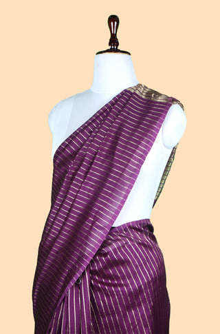 Pure Chanderi Stripe Saree