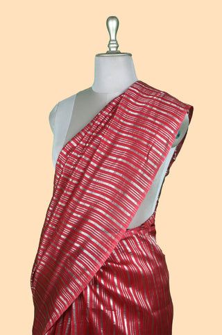 Pure Chanderi Stripe Saree