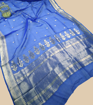 Pure Organza Banarasi Handloom Saree