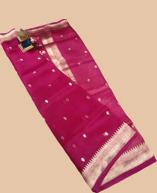 Pure Organza Banarasi Handloom Saree