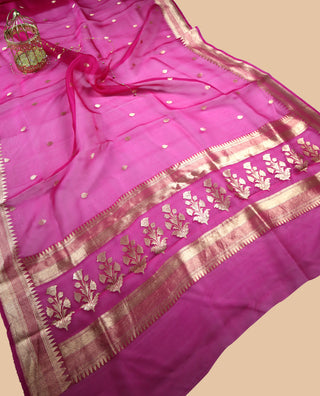 Pure Organza Banarasi Handloom Saree