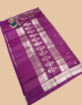 Pure Organza Banarasi Handloom Saree