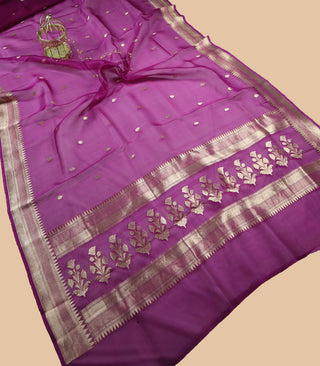 Pure Organza Banarasi Handloom Saree