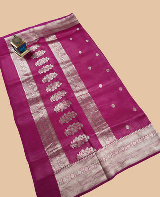 Pure Organza Banarasi Handloom Saree