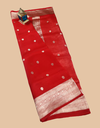 Pure Organza Banarasi Handloom Saree