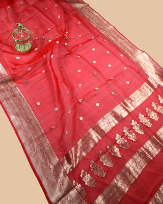 Pure Organza Banarasi Handloom Saree