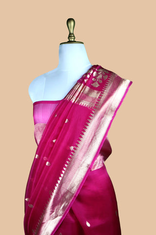 Pure Organza Banarasi Handloom Saree