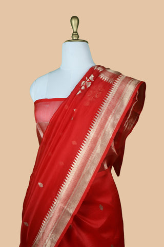 Pure Organza Banarasi Handloom Saree