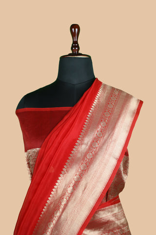 Pure Organza Banarasi Handloom Saree