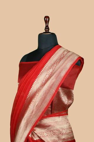 Pure Organza Banarasi Handloom Saree