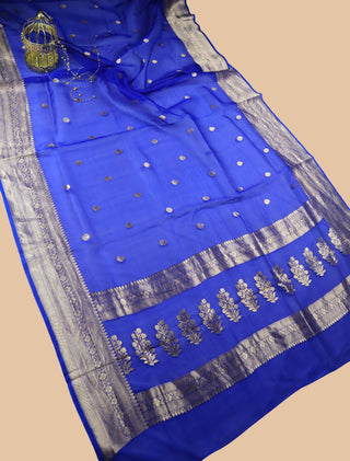 Pure Organza Banarasi Handloom Saree