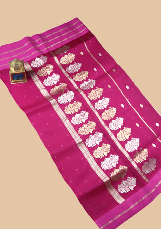 Pure Organza Banarasi Handloom Saree