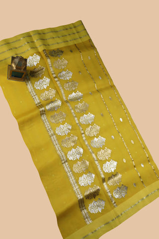 Pure Organza Banarasi Handloom Saree