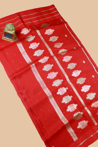 Pure Organza Banarasi Handloom Saree